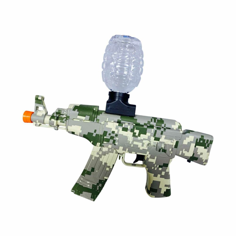 Gel Blaster AK47 Army - Luminous Silencer met Led licht - compleet set - oplaadbaar - 45 cm + 2 zakjes gelballen
