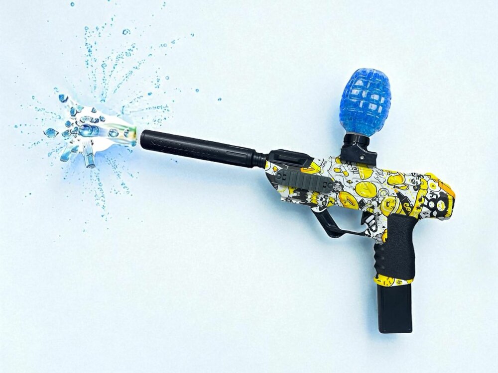 Shooting Elite Gelblaster 2in1 - HUNTER- LED LIGHT - gelballetjes + pijlen - 5000 balletjes - Oplaadbaar - 42.5 CM