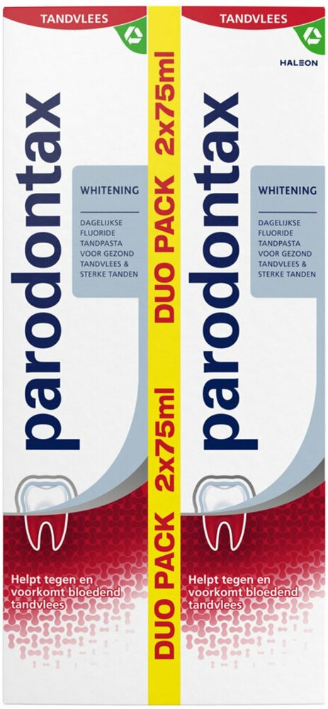 Parodontax Tandpasta Whitening 2 X 75 ml DUO PACK