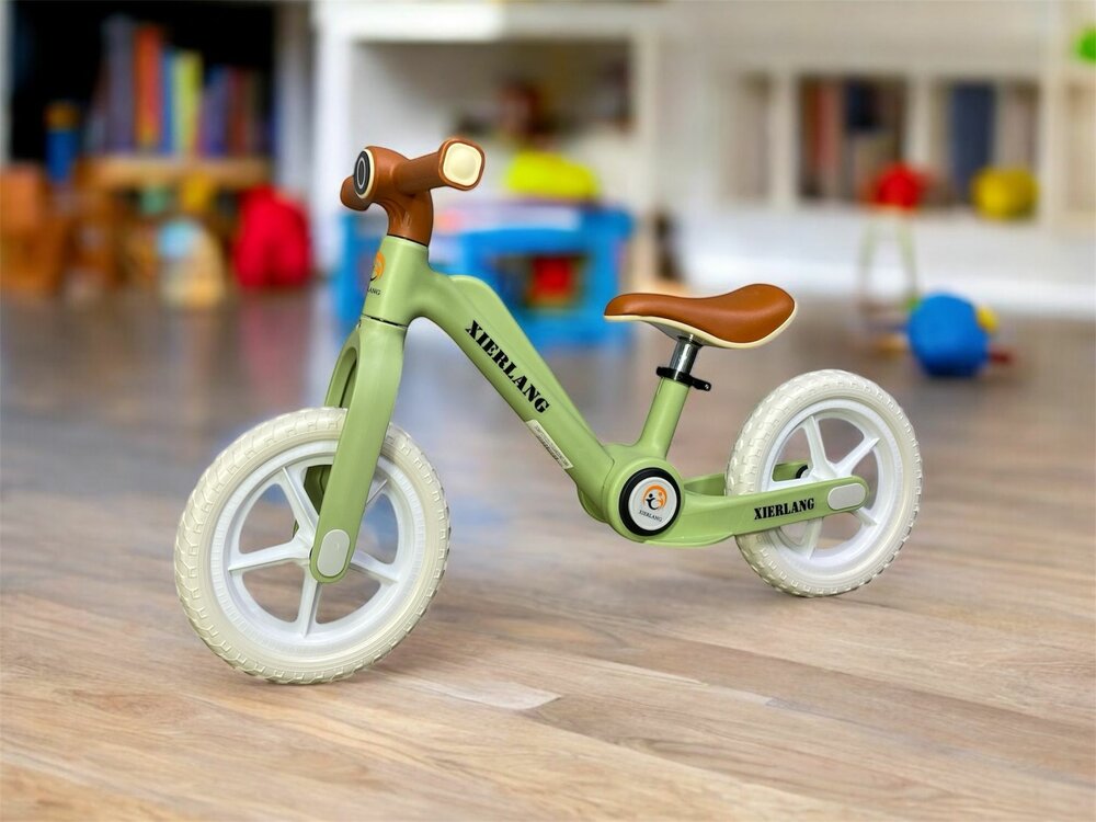 Foldable Bike - Opvouwbare Loopfiets met 1-Knops Systeem - 87CM - Groen - licht gewicht