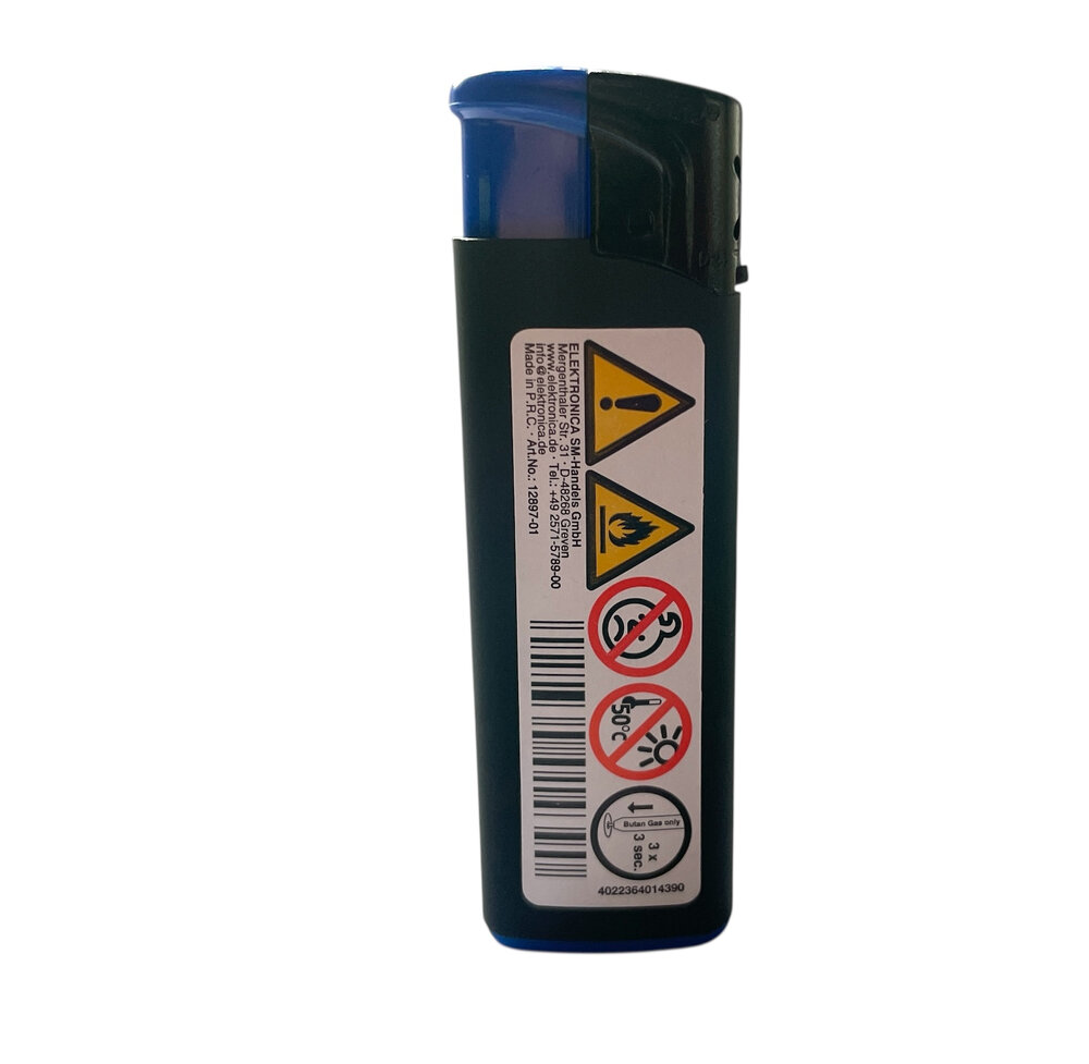 Turbo Aanstekers 50 stuks - navulbaar - Mat zwart Soft Touch - Unilite&reg; - Stormaansteker
