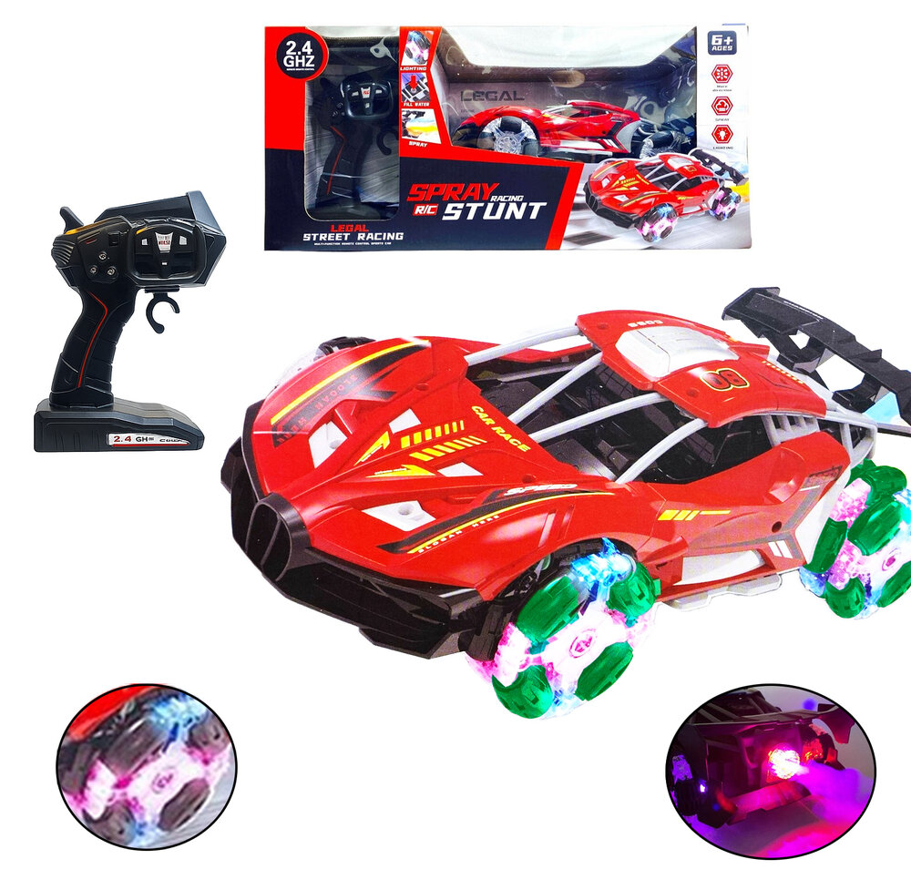 Rc Auto met echte rook - LED-lichtjes en Geluid 2.4Ghz -1:12