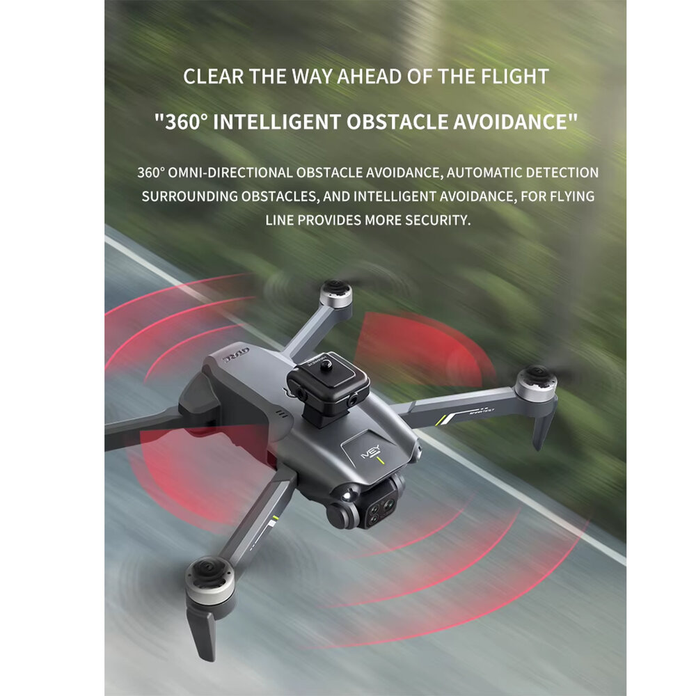4DRC V28 Max Drone met Obstakeldetectie en HD Camera