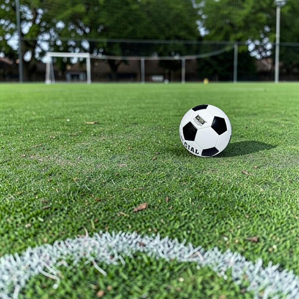 Voetbal - Bal - Maat 5 - STS SUBEC BAL - Zwart en wit voetbal - Klassieke design 5 KWB 32