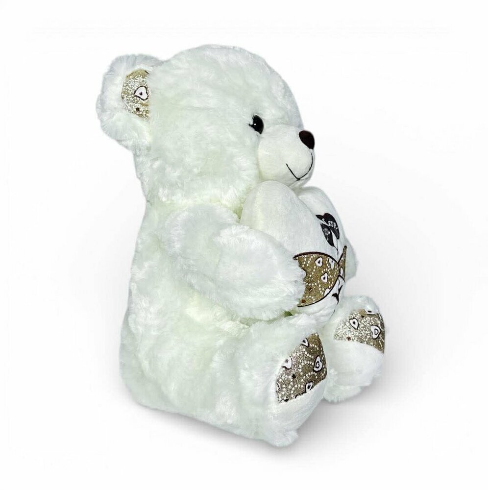 Plush Teddy Bear with &ldquo;You Love&rdquo; Heart &ndash; 40 cm - Teddy Bear