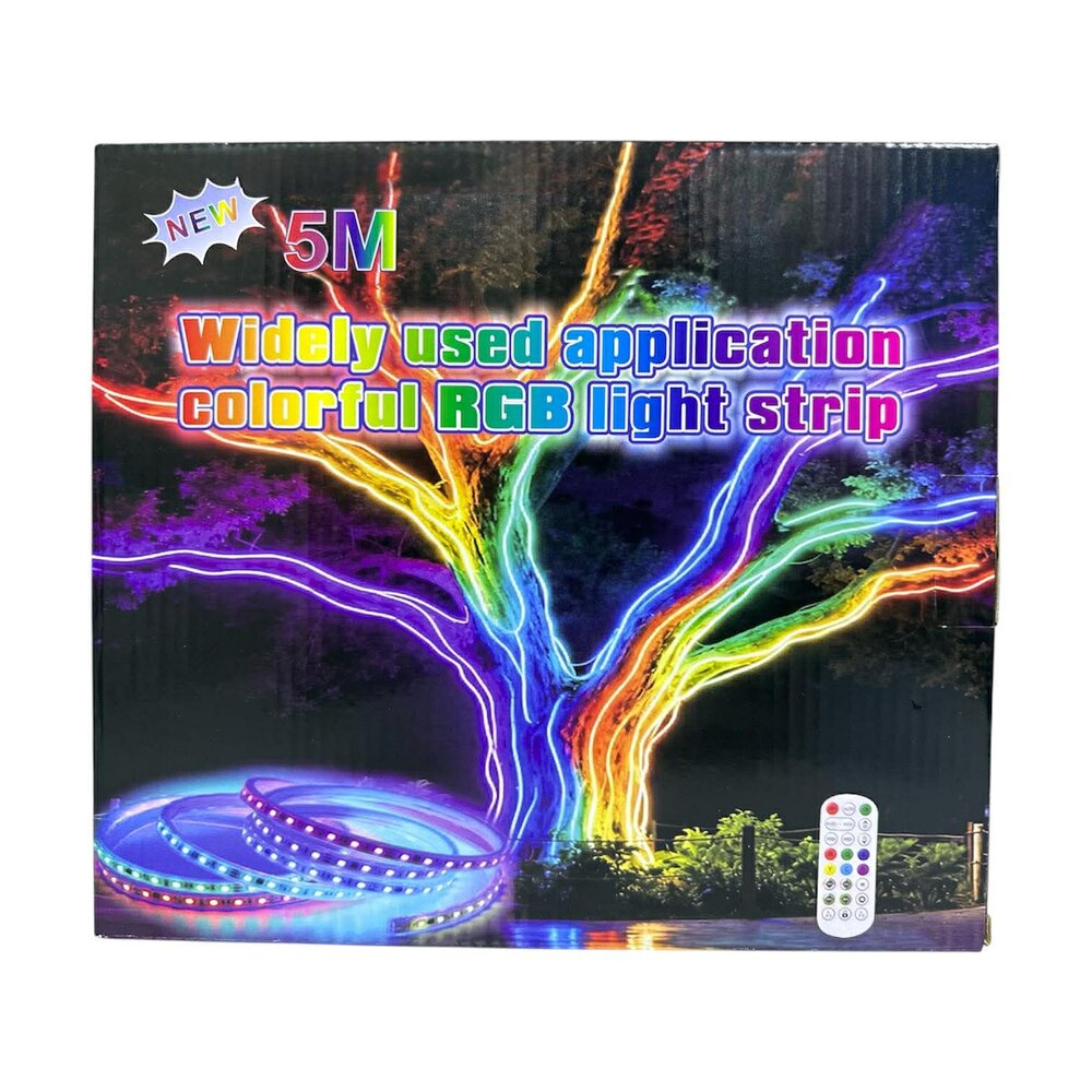 LED strip - Complete set - RGB Widely used colorful 5-meter RGB light strip