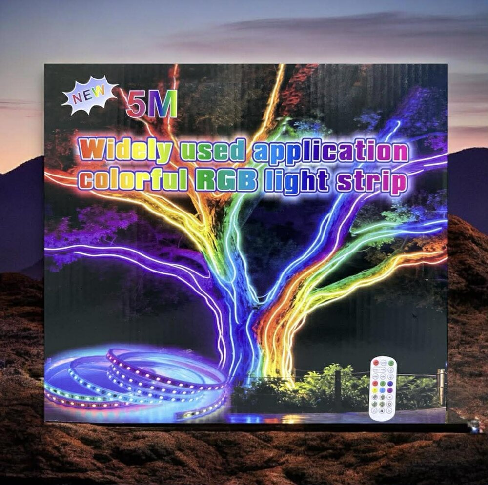 LED strip - Complete set - RGB Widely used colorful 5-meter RGB light strip
