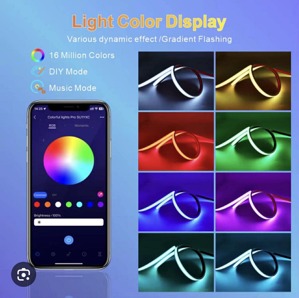 LED strip - Complete set - RGB Widely used colorful 10-meter RGB light strip