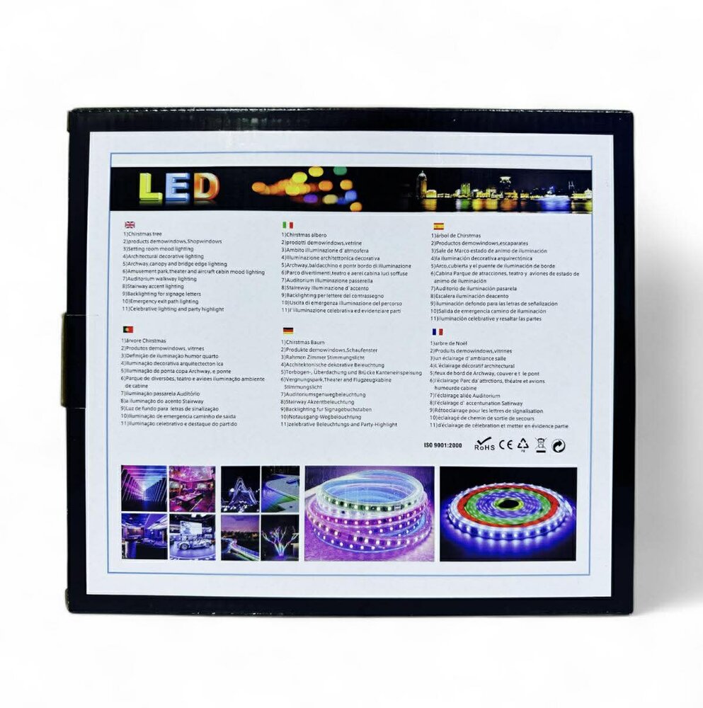 LED strip - Complete set - RGB Widely used colorful 10-meter RGB light strip