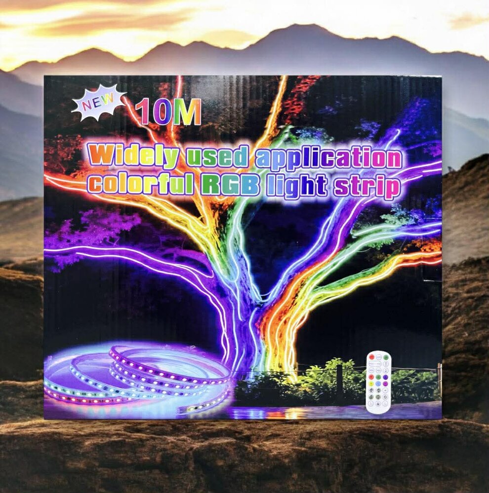 LED strip - Complete set - RGB Widely used colorful 10-meter RGB light strip