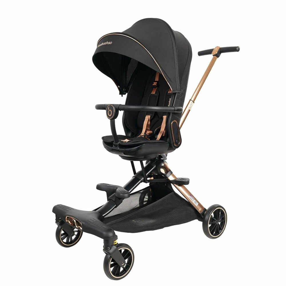 Baobaohao V16 Buggy beige &ndash; Luxe, Lichtgewicht &amp; Inklapbare Kinderwagen voor 0-3 Jaar Z