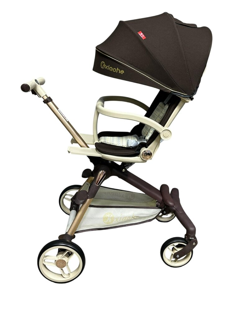 Kinderwagen Kxiaohe  K3 Buggy - Luxe, Lichtgewicht &amp; Inklapbare voor 0-3 Jaar brown - beige