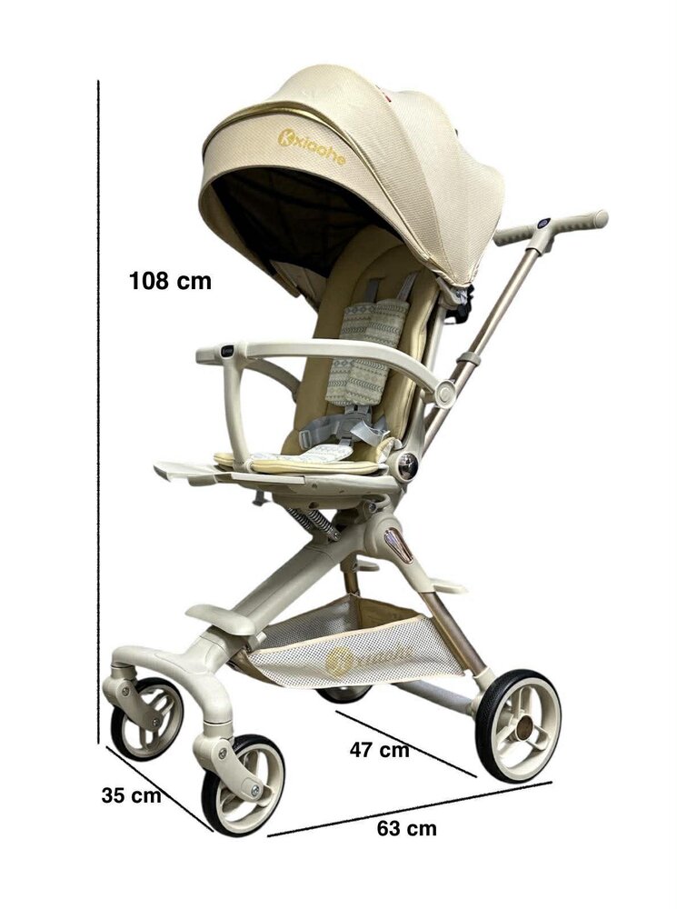 Kxiaohe Kinderwagen - K3 Buggy - Luxe, Lichtgewicht &amp; Inklapbare voor 6 maanden- 4 Jaar