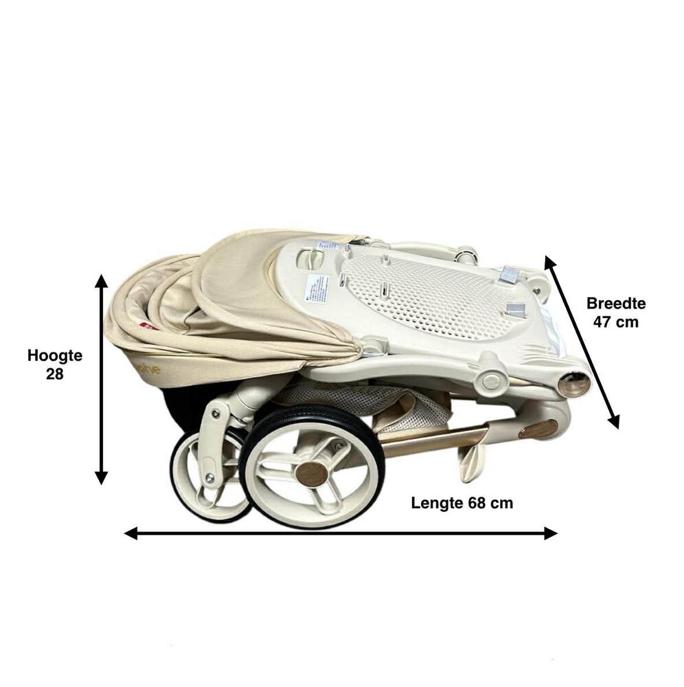 Kxiaohe Kinderwagen - K3 Buggy - Luxe, Lichtgewicht &amp; Inklapbare voor 6 maanden- 4 Jaar