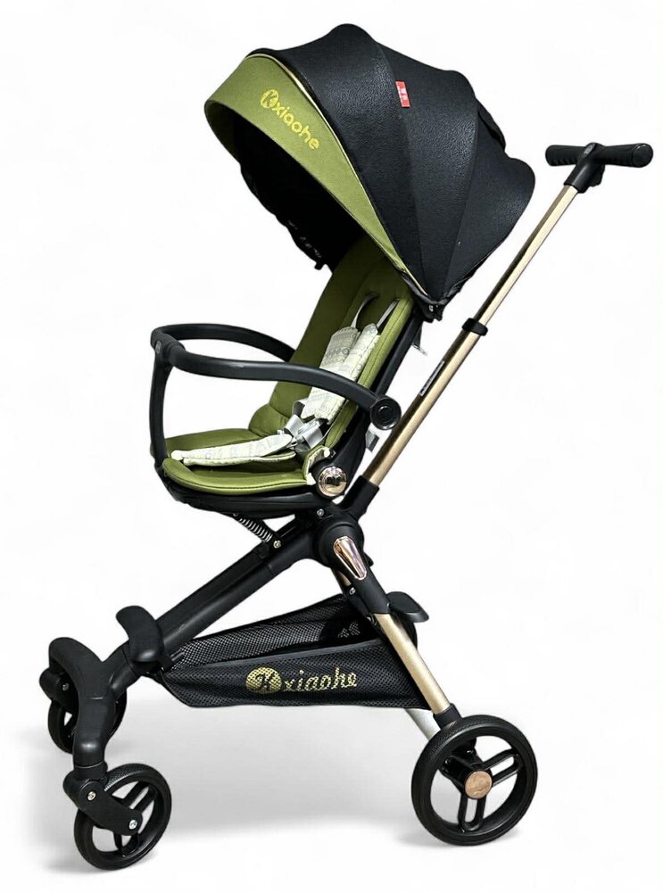 Kinderwagen Kxiaohe  K3 Buggy - Luxe, Lichtgewicht &amp; Inklapbare vanaf 6 maanden - Zwart Groen