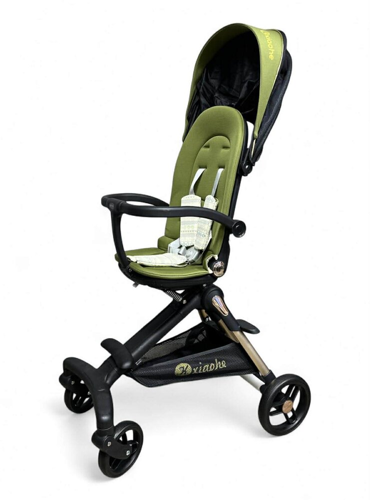 Kinderwagen Kxiaohe  K3 Buggy - Luxe, Lichtgewicht &amp; Inklapbare vanaf 6 maanden - Zwart Groen