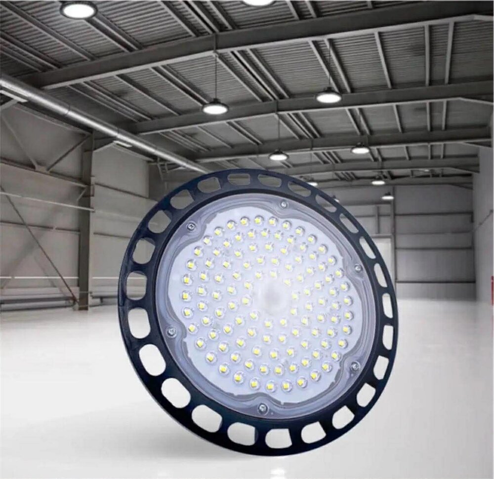 UFO LED Hoogbouwverlichting 150W K3000 kleurtemperatuur - magazijn-, industri&euml;le en fabriekslamp 