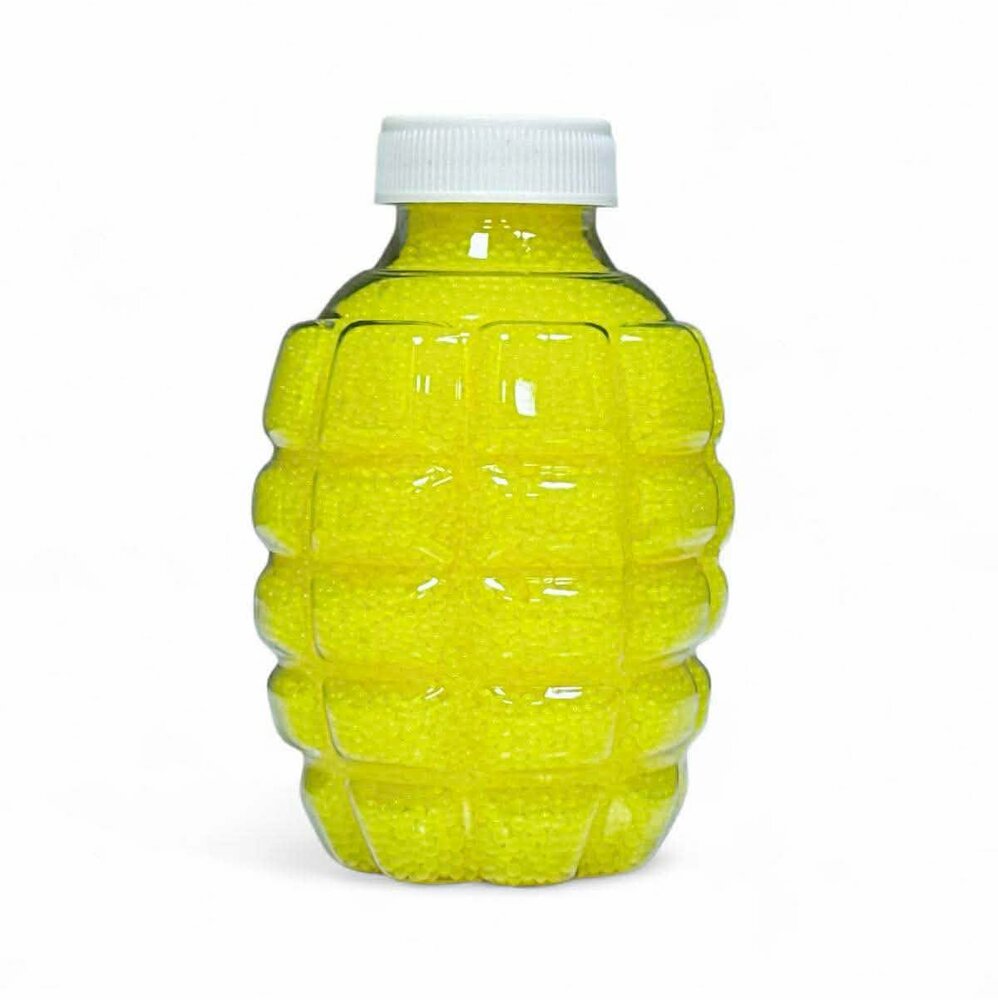 Gel balletjes Geel kleur - grote fles 50.000 stuks - 210 gram - Gelblaster ballen - 7-8mm