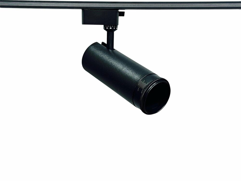 LED Railspot A++ Zwart - 10 tot 30 Watt&nbsp;(CCT, handmatig instelbaar) Lichtkleur: instelbaar naar 3000K, 4000K, 6000K (CCT, handmatig instelbaar)