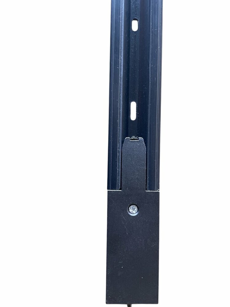 1-FASE RAIL 100CM ZWART - Geschikt voor Spotlampen - Verlengbaar