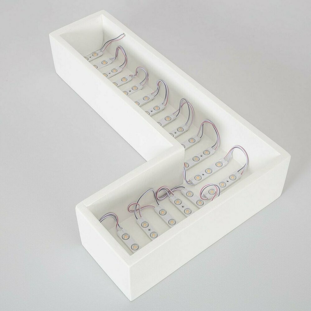 LED reclame lamp - 220V SMD LED Module Wit &ndash; 6000K Daglicht Wit &ndash; Voor Reclameletters &amp; Lichtbakken