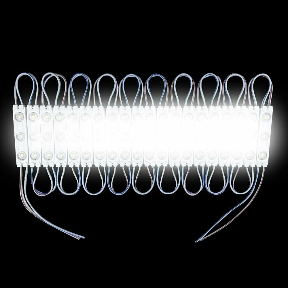 LED reclame lamp - 220V SMD LED Module Wit &ndash; 6000K Daglicht Wit &ndash; Voor Reclameletters &amp; Lichtbakken