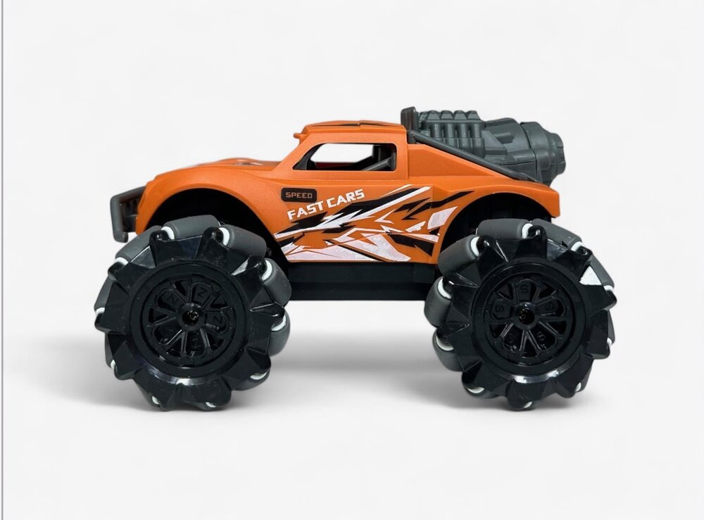 RC Stunt Spray Car 6 Channel 4WD &ndash; Drift, Sideways Driving - LED Lighting &amp; Fog Effect