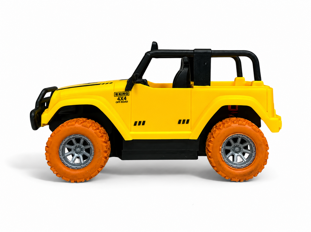Extreme Sport Car - RC Car - Yellow - Rechargeable Battery + USB Charger