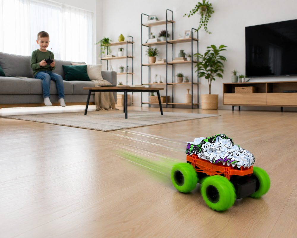BEAST of PREY RC CAR - Mini Bestuurbare Race Auto - Oplaadbaar + USB 