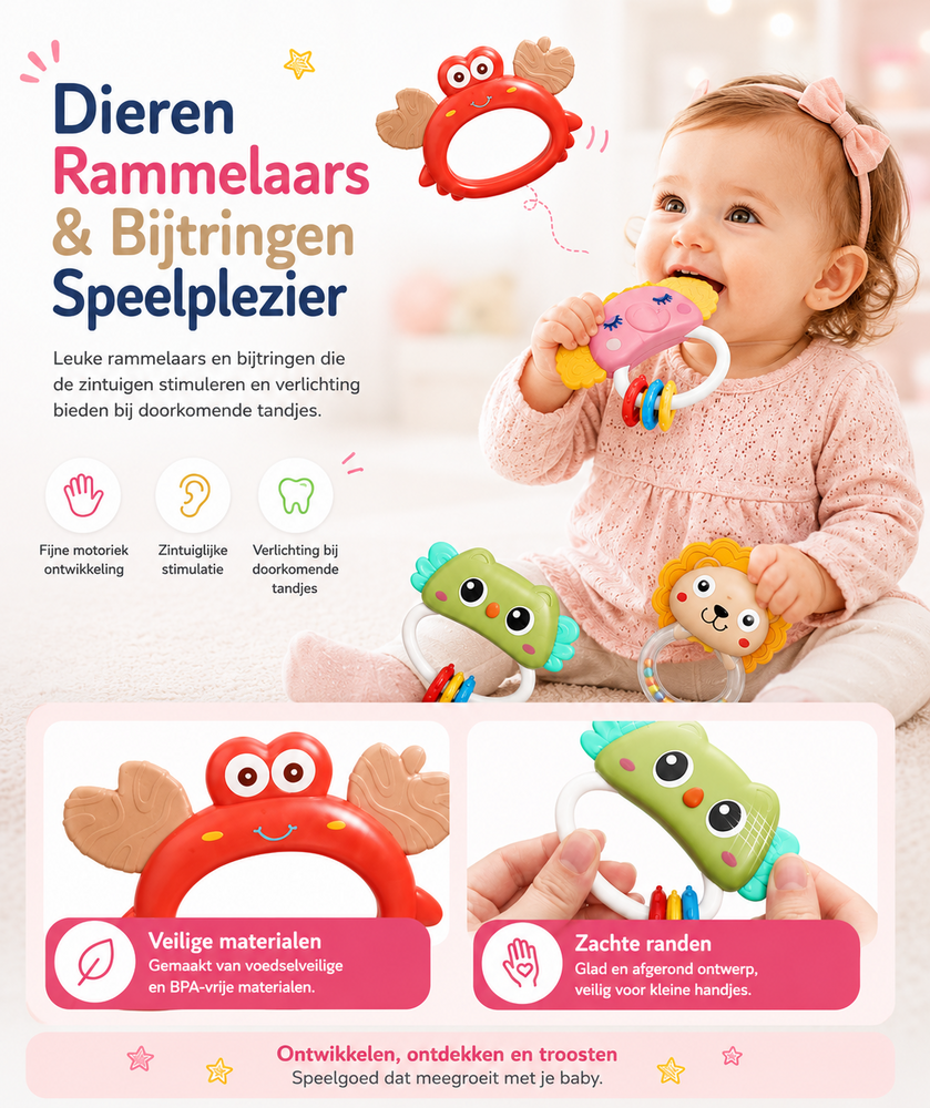IBI-IRN Muzikale Baby Mobiel met Projector - Muziek &amp; 360&deg; Rotatie en Timer