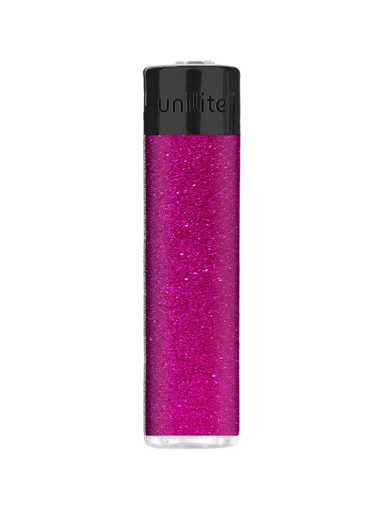 Flint Aanstekers Barcelona met Glitzer-Design  &ndash; 24 stuks