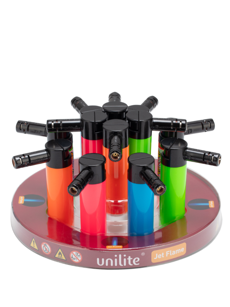 Unilite&reg; Havanna Jet Flame - Wind Aanstekers &ndash; 12 stuks