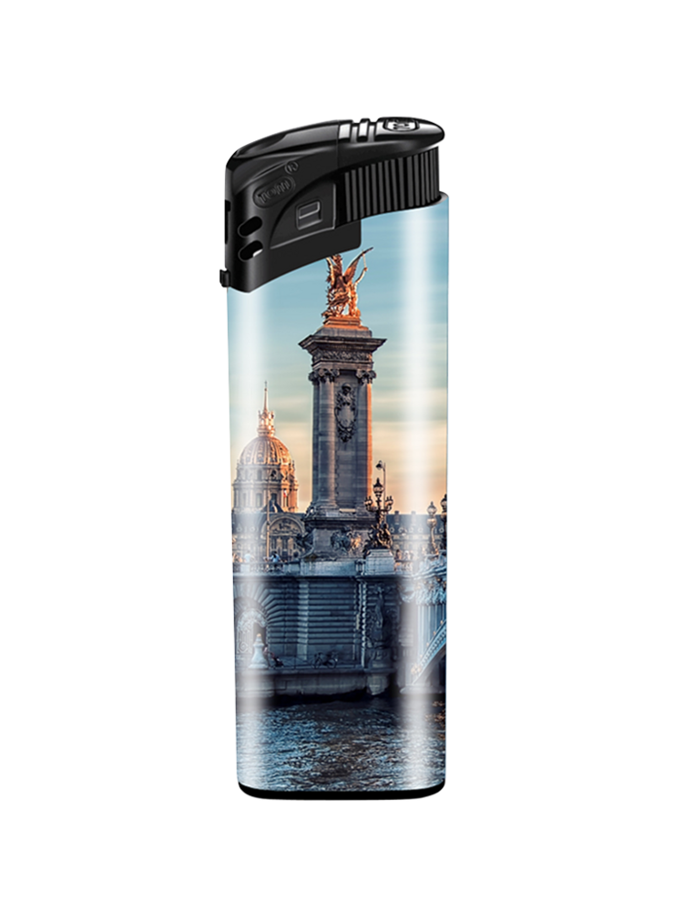 Aanstekers met zacht vlam - klik model - Golden Hour Monumenten Design &ndash; 50 Stuks