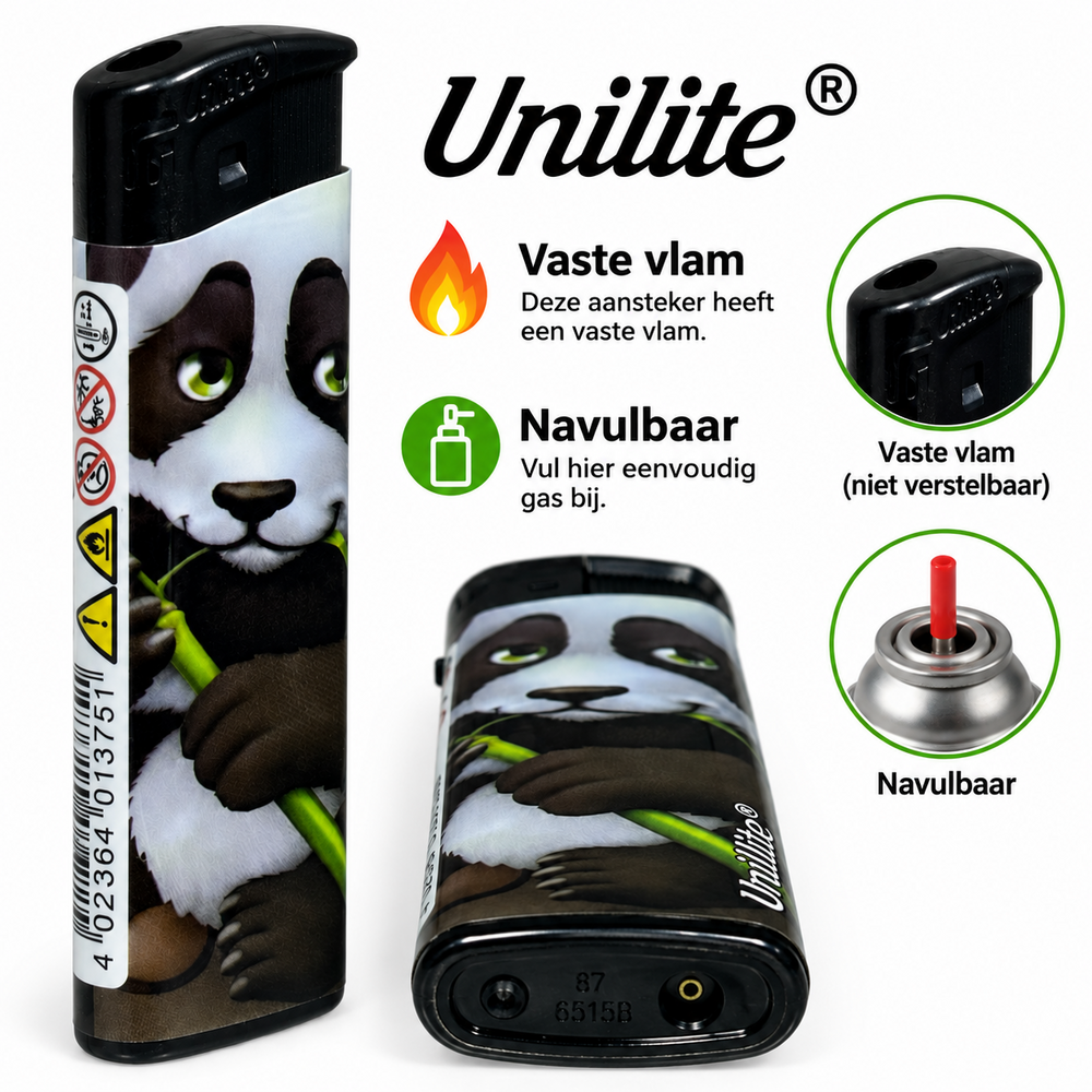 Unilite&reg; M-7 Jungle Aanstekers &ndash; 50 stuks in tray - Zachte Vlam