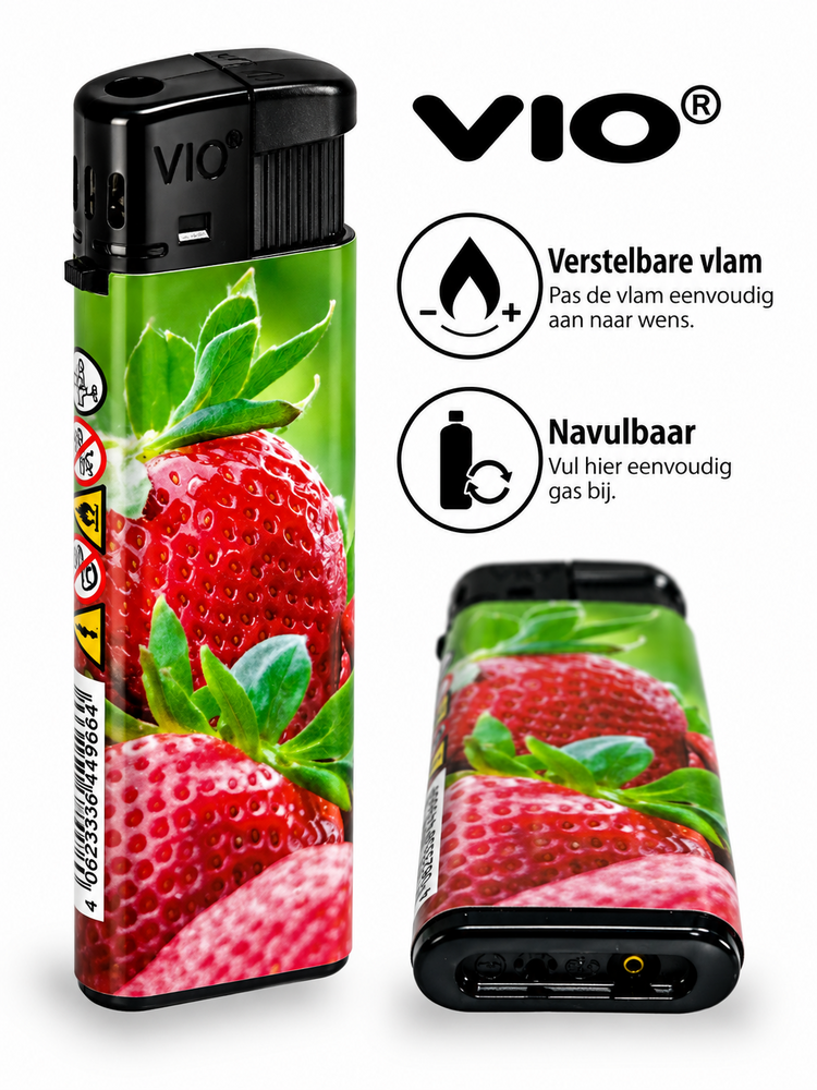 Aanstekers Click 50 stuks met fruitprint