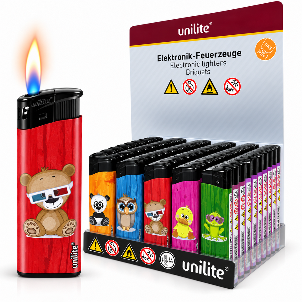Aanstekers - Mini Pets - 50 stuks - Unilite