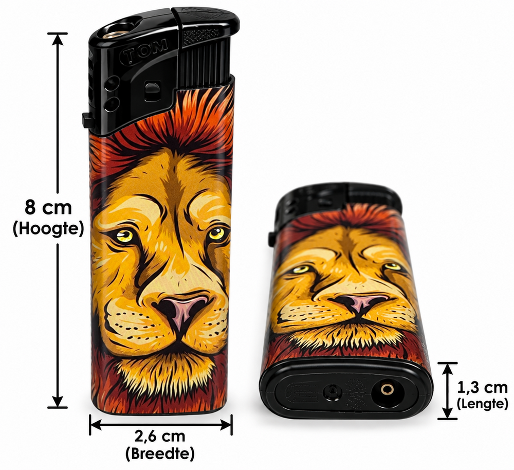 Jet flame aanstekers - turbo aansteker -  50 stuks - Lion