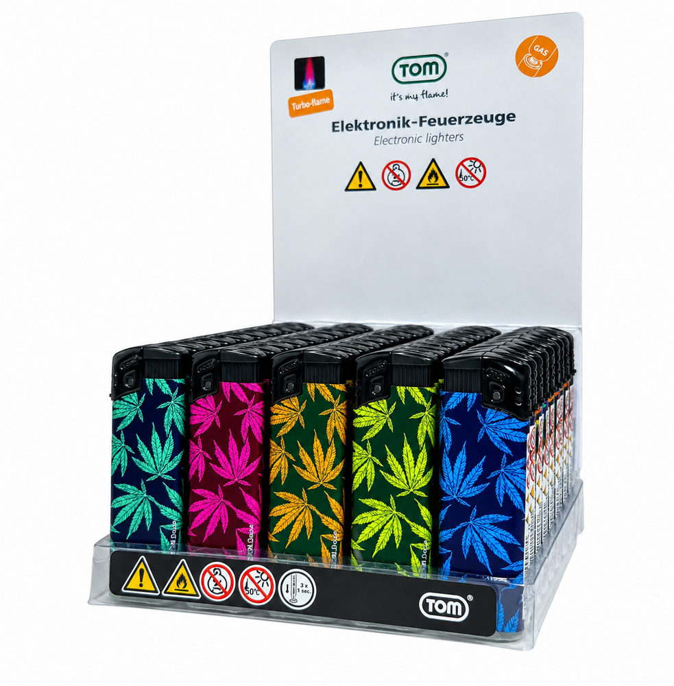 Jet flame aanstekers - turbo aansteker -  50 stuks - Cannabis