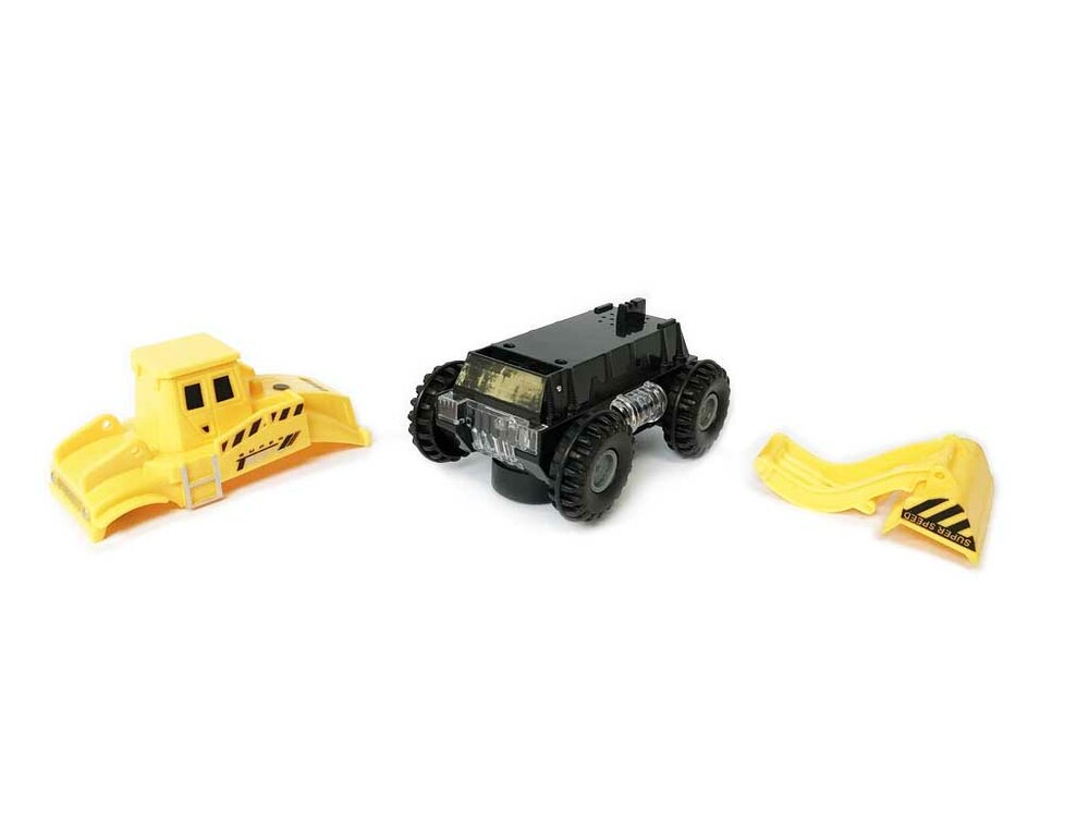 Speelgoed Graafmachine - Led lichtjes en muziek - Engineering World Truck