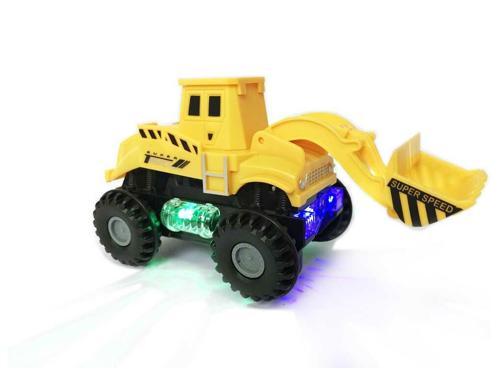 Speelgoed Graafmachine - Led lichtjes en muziek - Engineering World Truck