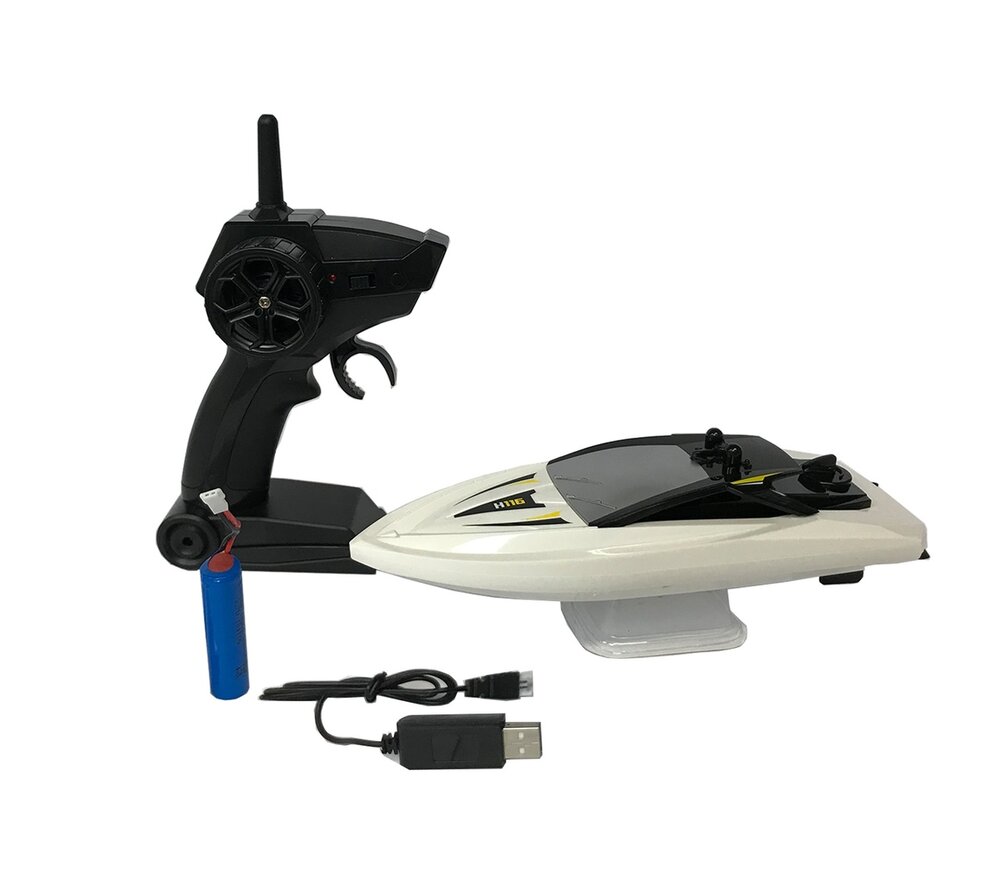 Rc mini Boot H116 - Radiografisch bestuurbaar boot 2.4GHZ - 1:47 
