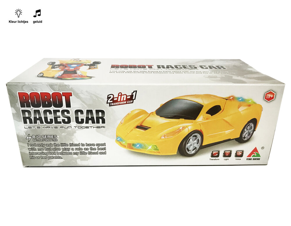 Transformer - Robot Race car - 2in1 robot en auto