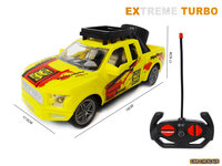RC Extreme Turbo Race Auto Geel 1:20 - Radiografisch bestuurbare Auto - 19 CM