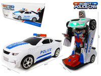 Robot Police Car 2 in 1 robot en auto transformer voertuig politie auto