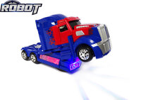 Robot Truck 2 in 1 robot en vrachtwagen transform voertuig - led licht en geluid 24CM