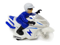 Police motorcycle with LED flash light and police sounds - Police Motorcycle 25CM