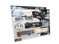 Speelgoed Trein baan set 13 stuks - Rail Baan 68x68 