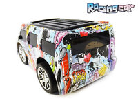 RC Racing Car - 3D Led Flash Light - Radiografisch bestuurbaar Auto 1:20 - 17CM 