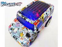 RC Racing Car - 3D Led Flash Light - Radiografisch bestuurbaar Auto 1:20 - 17CM 