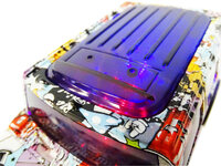 RC Racing Car - 3D Led Flash Light - Radiografisch bestuurbaar Auto 1:20 - 17CM 